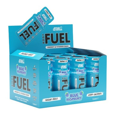 Bodyfuel Energy Shots, Blue Raspberry - 12 x 60 ml.