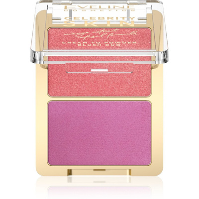Eveline Celebrity Skin cream to powder blush duo 8 g