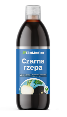 EkaMedica Natural Black Turnip Juice 500ml Best Before 28.08.26