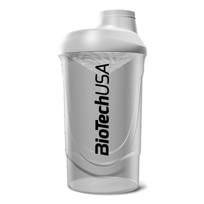 BioTechUSA Shaker, White - 600 ml.