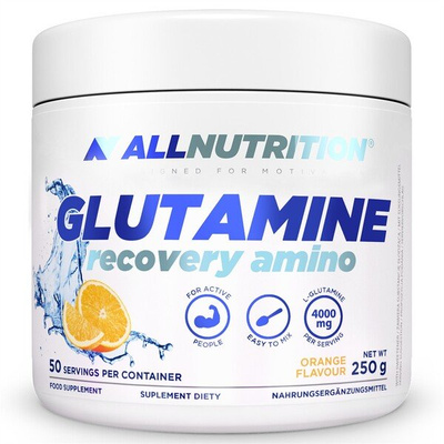 Allnutrition Glutamine Recovery Amino Powder with Taurine For Muscle Recovery 250g
