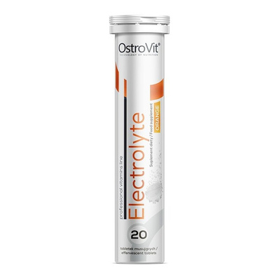 Electrolyte Effervescent Tabs, Orange - 20 tabs
