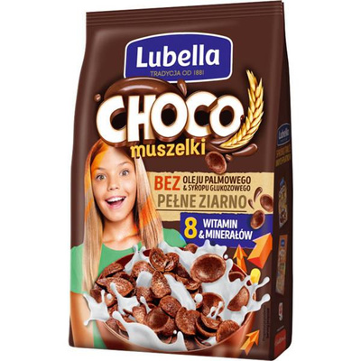 Lubella Choco Cereal Shells with Chocolate Flavor 250g