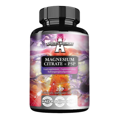 Magnesium Citrate + P5P - 200 caps