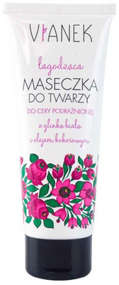 Vianek Soothing Face Mask with White Clay for Irritated Skin 75ml