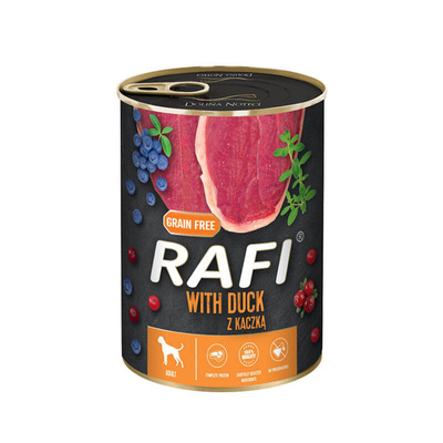 Rafi Wet Food with Duck for Adult Dogs of All Breeds 400g