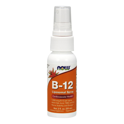 Now Foods Vitamin B12 Liposomal Spray Proper Body Functioning 59ml