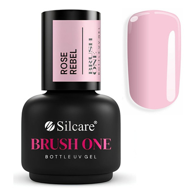 Silcare Brush One Bottle Gel Builder Nail Gel Rose Rebel 15g