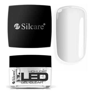 Silcare High Light LED Clear Builder Gel for Nail Extensions 30g