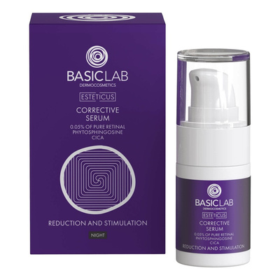 BasicLab Esteticus Corrective Retinal Serum 0.05% with Cica 15ml