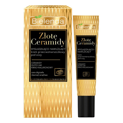 Bielenda Golden Ceramides Smoothing and Moisturizing Anti Wrinkle Eye Cream 15ml