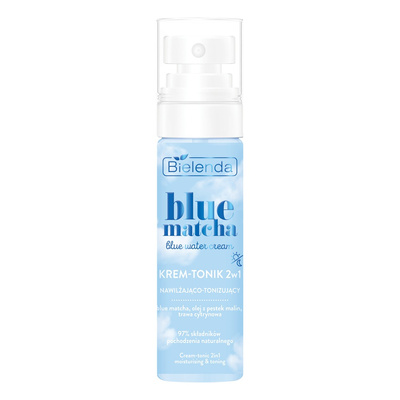 Bielenda Blue Matcha Water Moisturizing and Toning Cream for All Skin Types 75ml