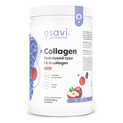 Collagen Hydrolysed Type I & III, Apple - 660g