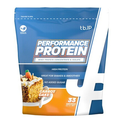 Performance Protein, Carrot Cake - 1000g