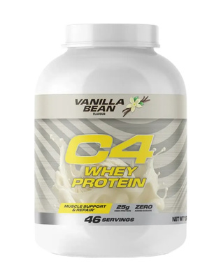 C4 Whey Protein, Vanilla Bean - 1587g
