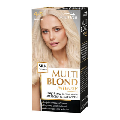 Joanna Multi Blond Intensive Hair Lightener with Silk Protein 4-5 Tones 70x25x10g