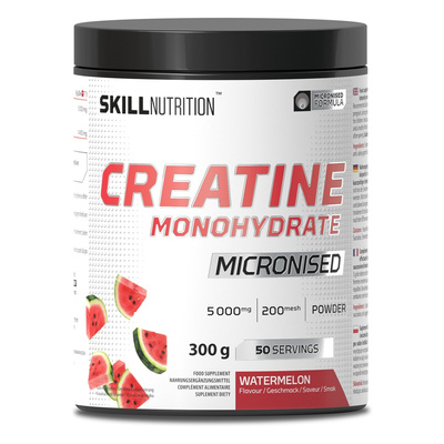 Micronised Creatine Monohydrate Flavoured, Watermelon - 300g