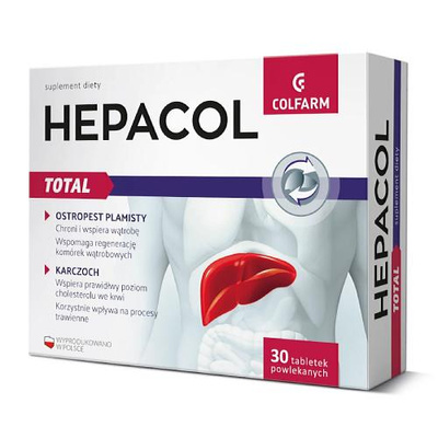 Colfarm Hepacol Total for Liver Support 30 Tablets