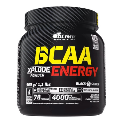 Olimp BCAA Xplode Energy Powder with Caffeine for Energy Fruit Punch 500g