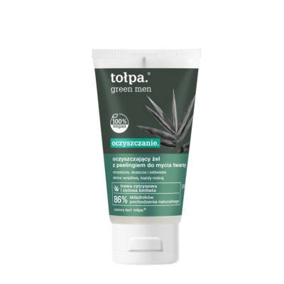 TOŁPA GREEN MEN  cleansing peeling gel for washing the face 150 ml