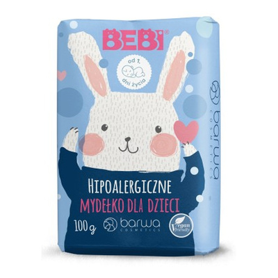 Barwa Bebi Delicate Natural Hypoallergenic Soap for Babies and Children 100g