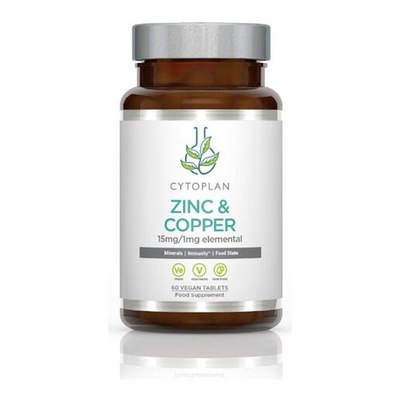Cytoplan Zinc & Copper - 60 tabs