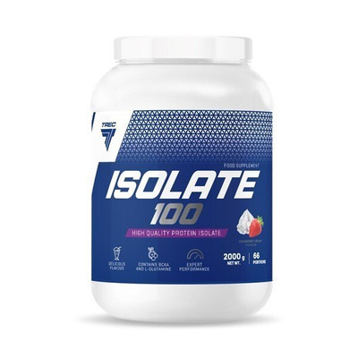 Trec Nutrition Isolate 100, Creamy Strawberry - 2000g