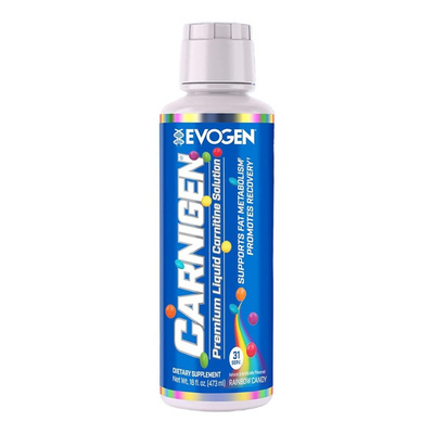 Evogen Carnigen Liquid Rainbow Candy Liquid Carnitine To Support Fat Metabolism 473ml