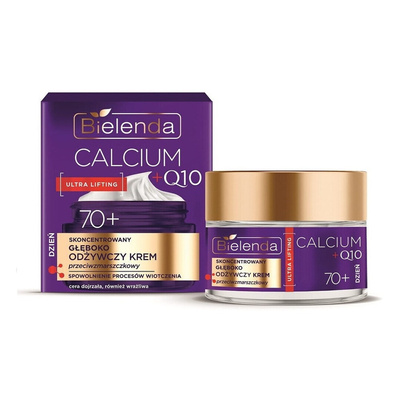 Bielenda Calcium + Q10 Deeply Nourishing Anti-Wrinkle Cream 70+ 50ml