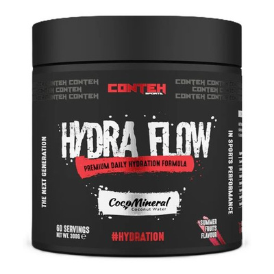 Conteh Sports Hydra Flow Electrolyte Powder For Daily Hydration Summer Fruits 300g