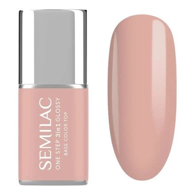 Semilac One Step 3in1 Hybrid Gel Polish S450 Light Peach 7ml