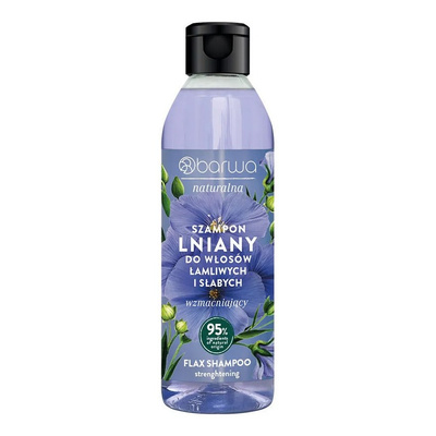 Barwa Natural Strengthening Flax Shampoo for Brittle and Weak Hair 300ml