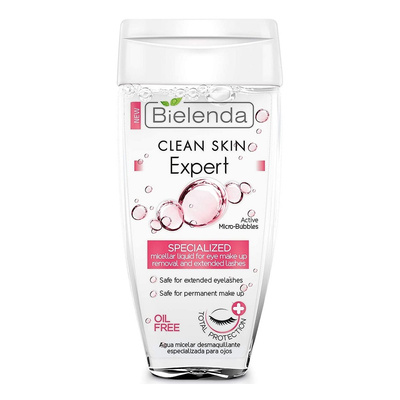 Bielenda Clean Skin Expert Specialized Eye Make-Up Remover for Eyelash Extensions 150ml