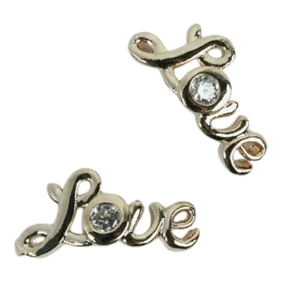 Semilac 792 Gold Love Nail Decoration 2pcs
