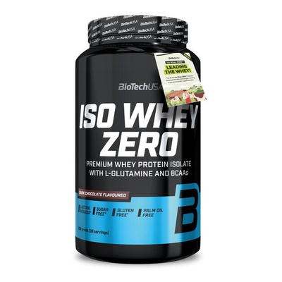 BioTechUSA Iso Whey Zero Whey Protein Isolate Dark Chocolate 908g