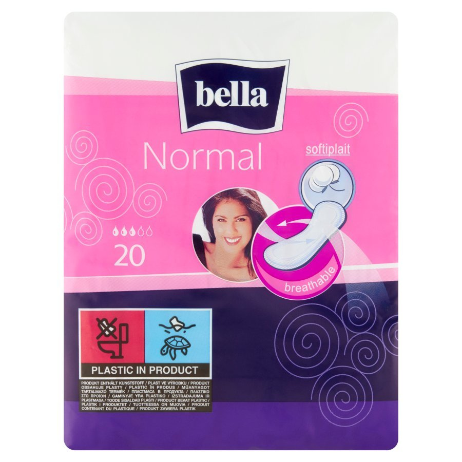 Bella Normal Wingless Sanitary Pads 20 Pieces
