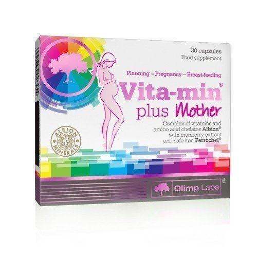 Olimp Vita-Min Plus Mother Prenatal Vitamins for Women 30 Caps