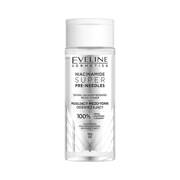 Eveline Super Needles Niacinamide Effervescent Refreshing Meso-Tonic 150ml