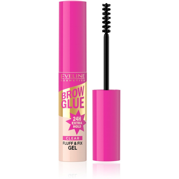 Eveline Brow Glue Fluff & Fix Clear Gel 6ML