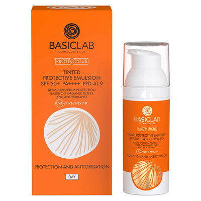 BasicLab Protecticus Toning Protective Emulsion SPF 50 50ml