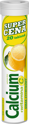 Plusssz Calcium 300 Vitamin C Effervescent Tablets with Lemon Flavour 20pcs