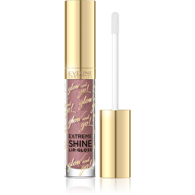 Eveline Glow and Go Extreme Shine Lip Gloss 05 Sparkling Caramel 4.5ml