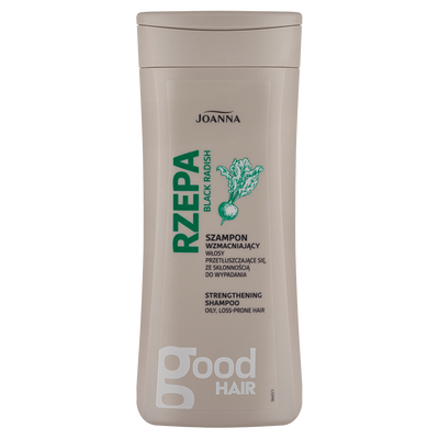 Joanna Black Radish Strengthening Shampoo for Greasy and Falling Out Hair 400ml
