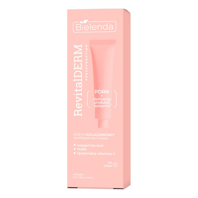 Bielenda REVITAL DERM Prejuvenation Moisturizing and Stimulating Collagen Day Cream, 40ml