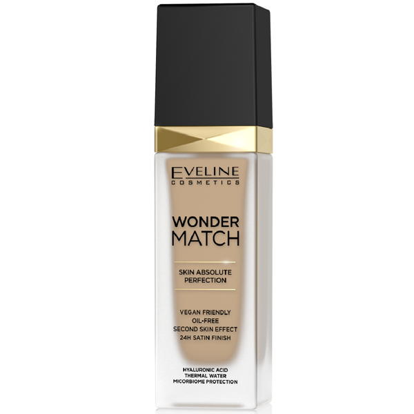 Eveline Wonder Match Vegan Face Foundation 30 Cool Beige 30ml 