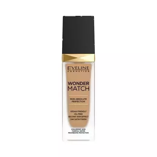 Eveline Wonder Match Vegan Face Foundation 40 Sand 30ml 