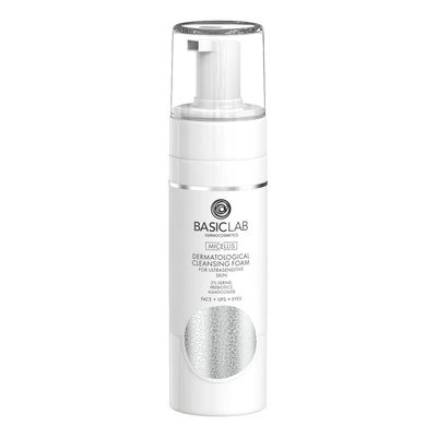 BasicLab Micellis Dermatological Cleansing Foam 2% Serine Prebiotics Asiaticoside for Ultrasensitive Skin 150ml