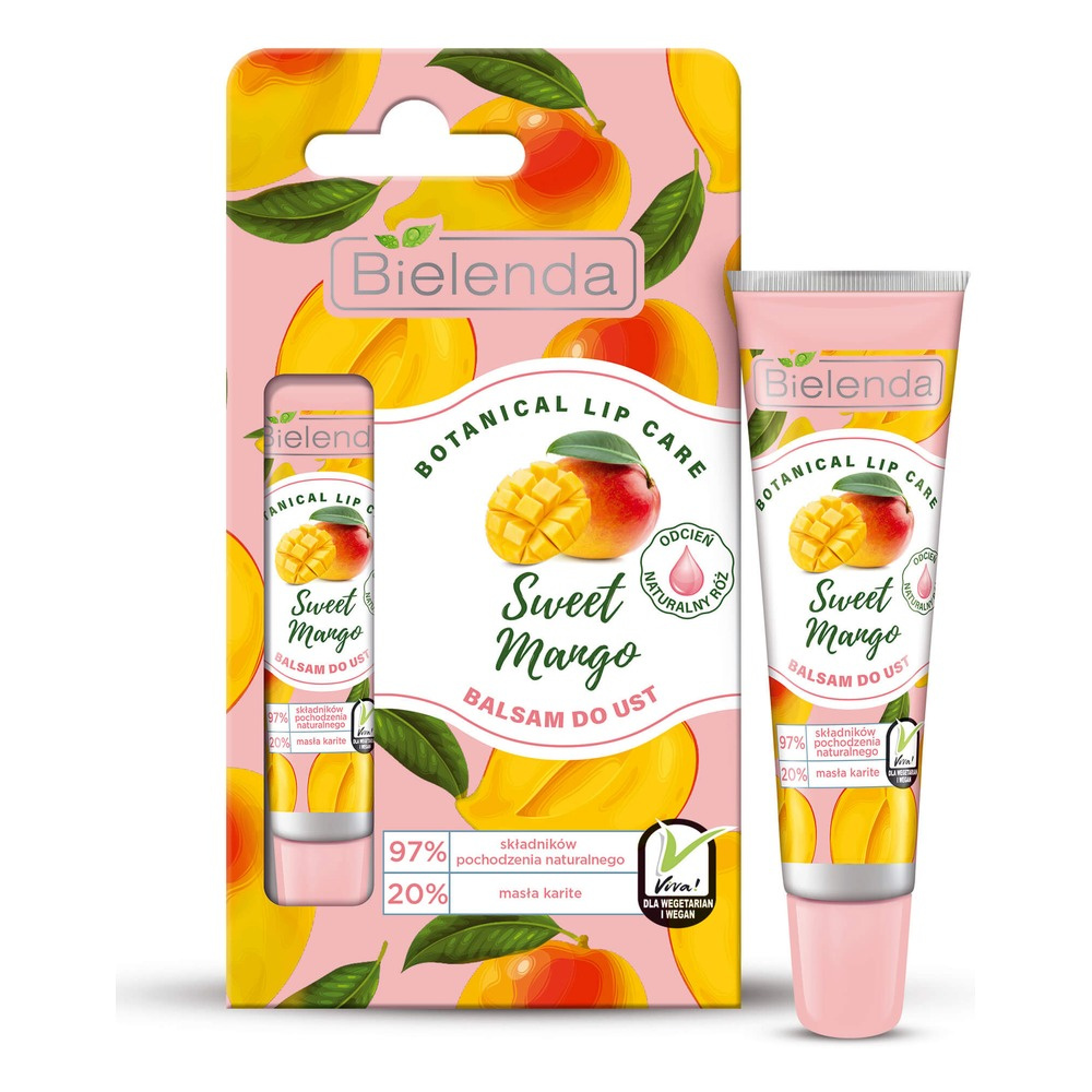 Bielenda Botanical Lip Care Lip Balm Sweet Mango 10g