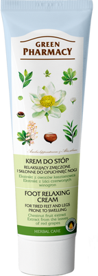 Green Pharmacy Relaxing Foot Cream for Tired Feet and Legs with Chestnut Extract 100ml