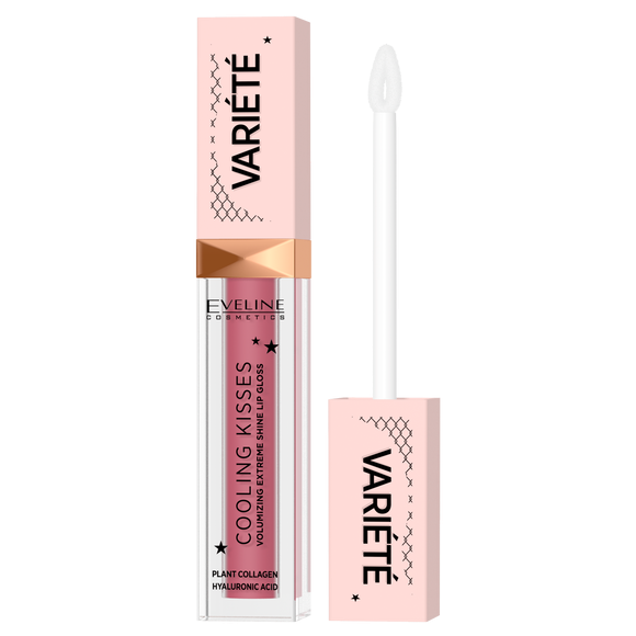 Eveline Variete Cooling Kisses Lip Gloss Increasing Lips Volume No. 05 New Romance 6.8ml